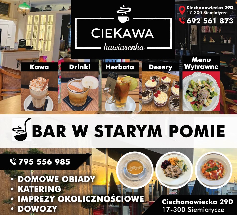 Ciekawa.kawiarenka / W starym POM-ie - kawiarnia SIEMIATYCZE bar SIEMIATYCZE